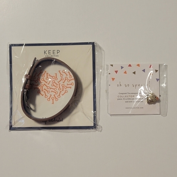 KEEP COLLECTIVE NWT Bracelet with a charm. - Picture 1 of 9